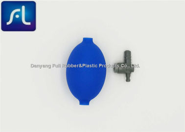 Dark Blue PVC Air Puffer Bulb Durable Flexible For Hospital Suction Applications